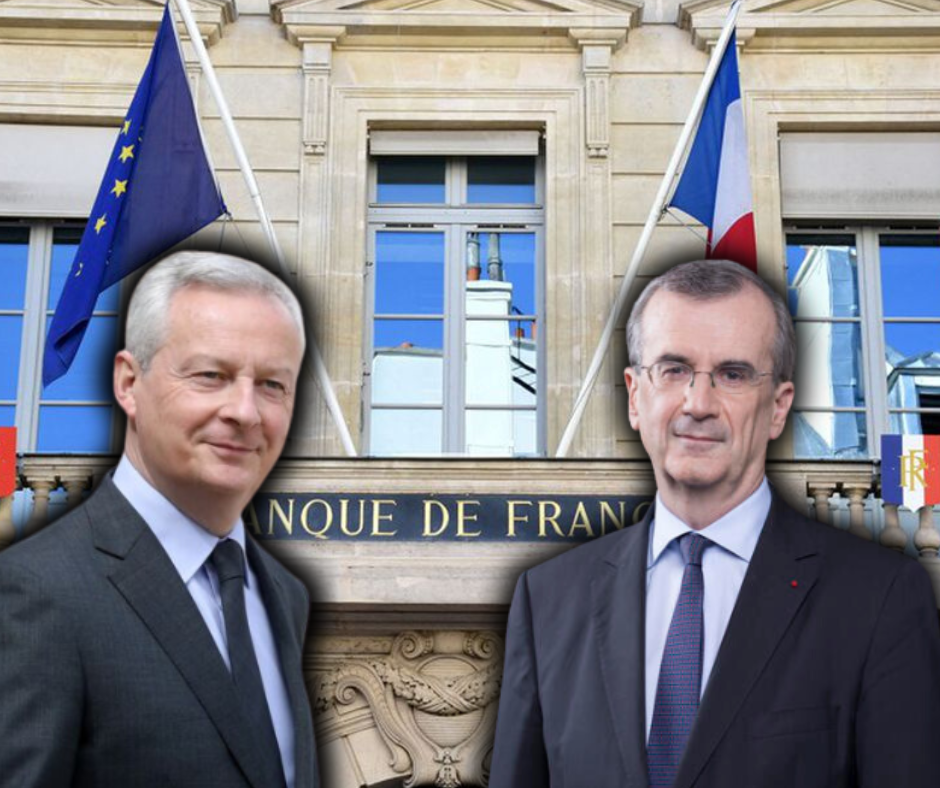 le ministre des Finances -  la Banque de France