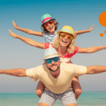 famille en vacances avec une prêt immobilier à la rentrée à venir